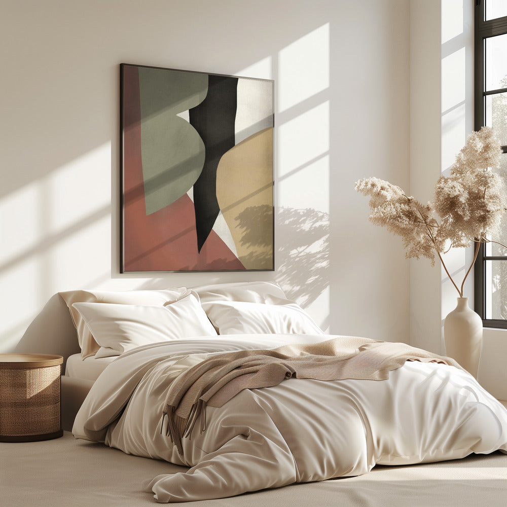 Tropische abstracte vormen | Poster