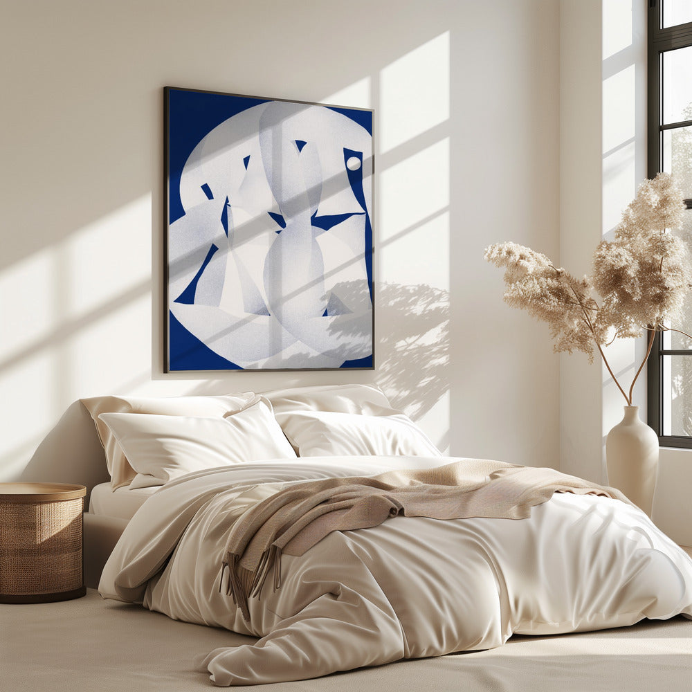 Papiersculptuur Abstract | Poster
