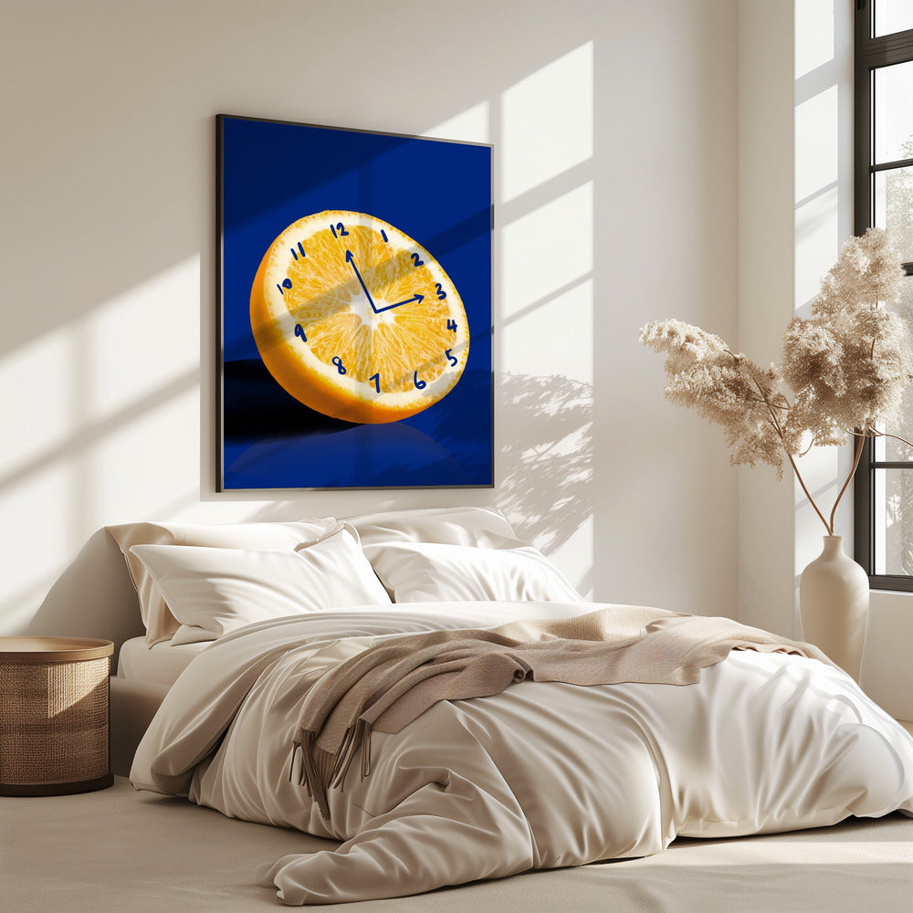 Citrus horloge | Poster