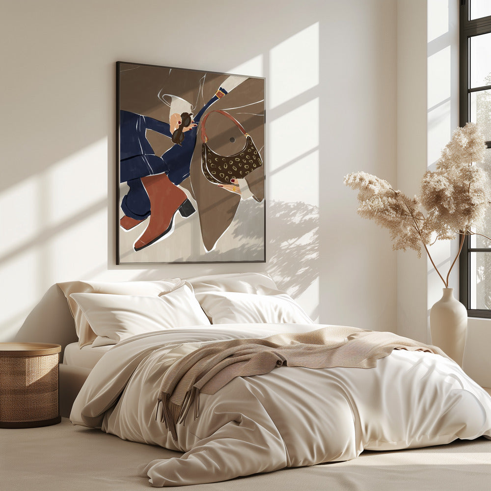 Fall Fashion Vibes Art Print By Ivy Green Illustrations | Poster