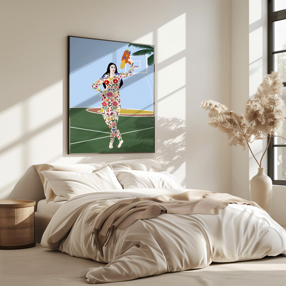 Een jonge dochter van de Hood | Poster