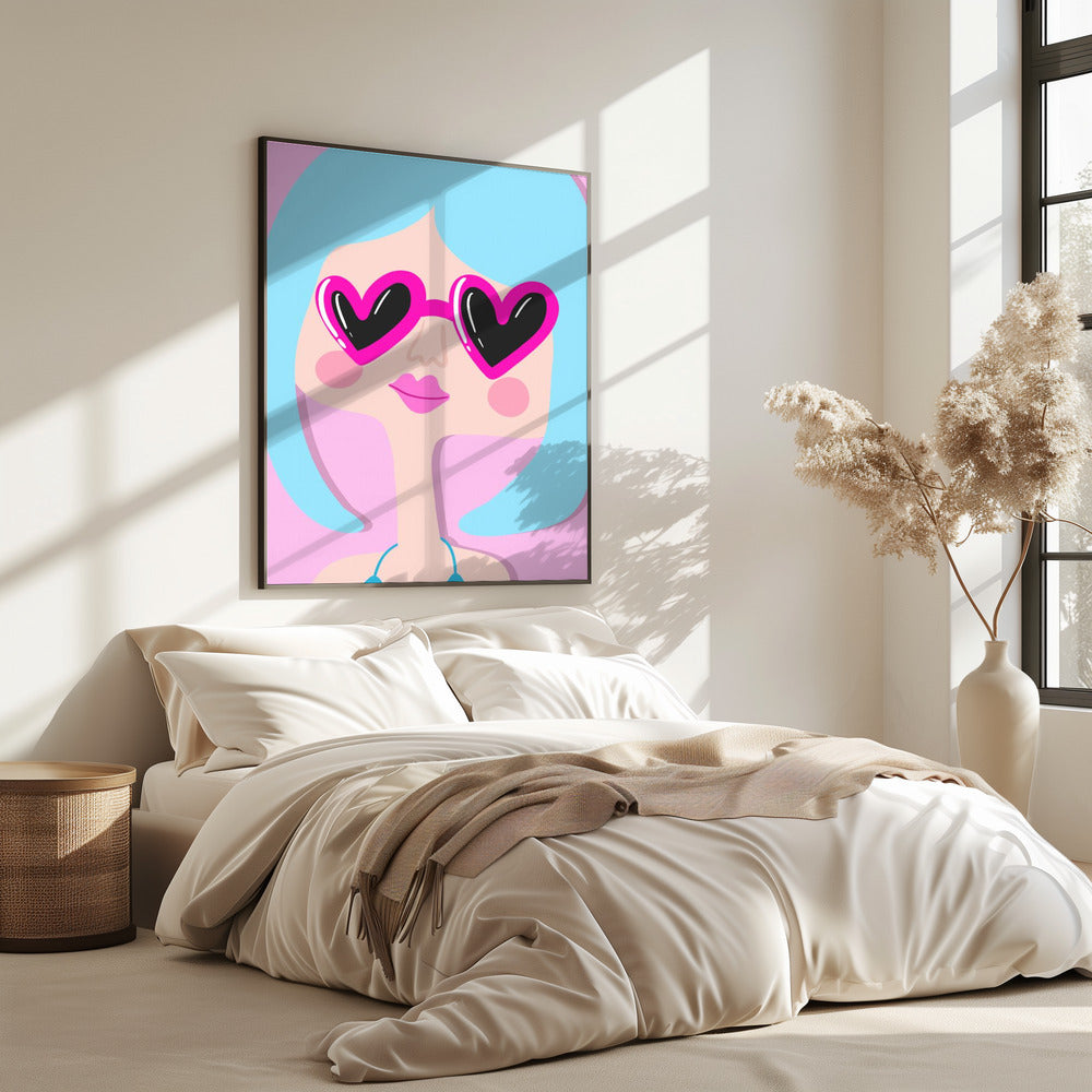 Heart Shades Smile | Poster