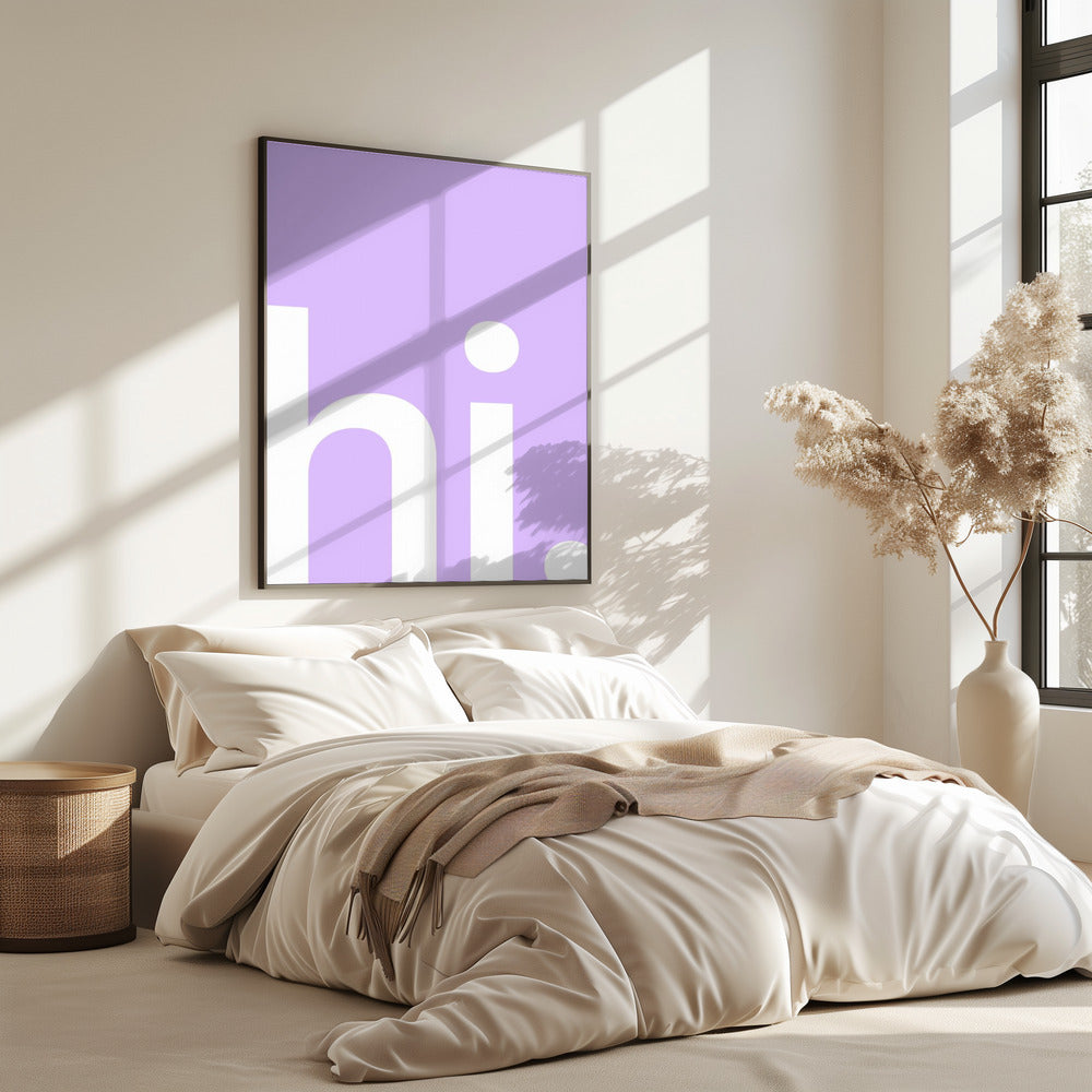 Hello in Lavender | Poster