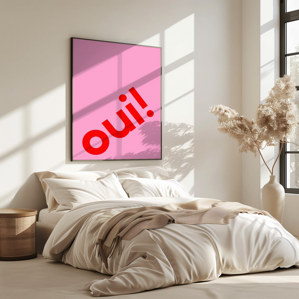 Ja in vette letters | Poster