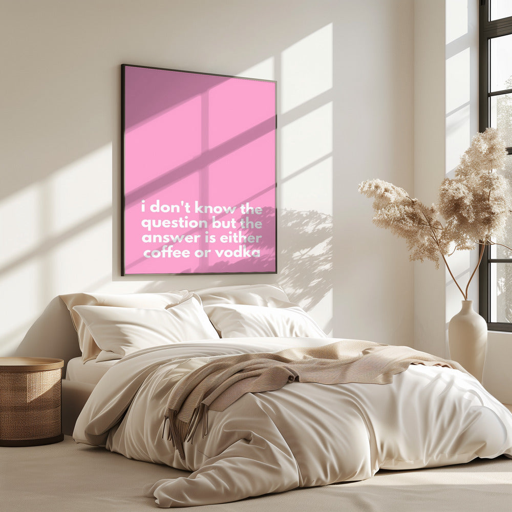 Choices on Pink | Poster