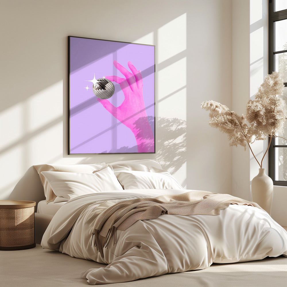 Pink Glow Sphere | Poster