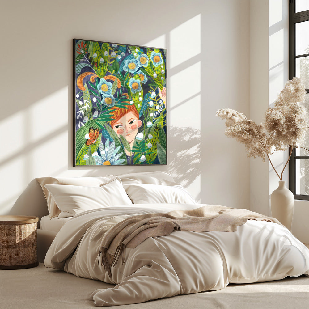 Woman in nature | Poster