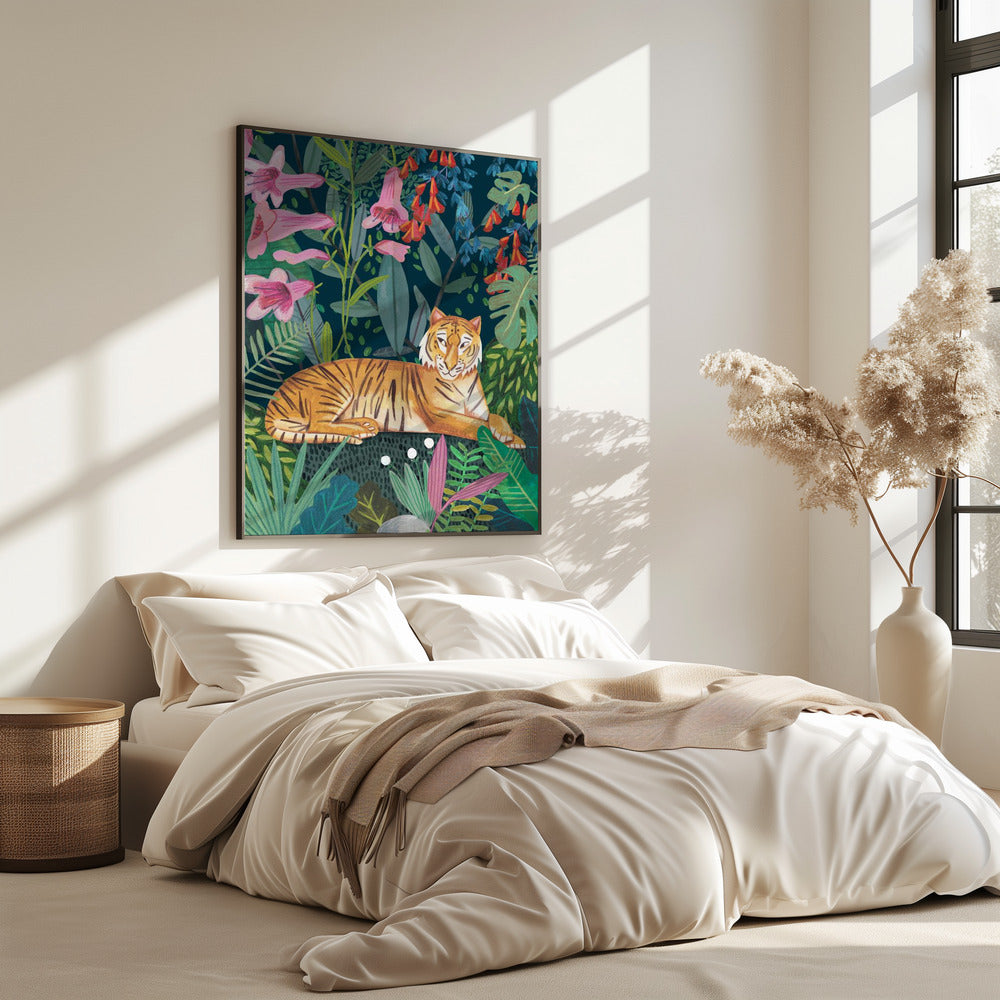 Tijger in de jungle | Poster
