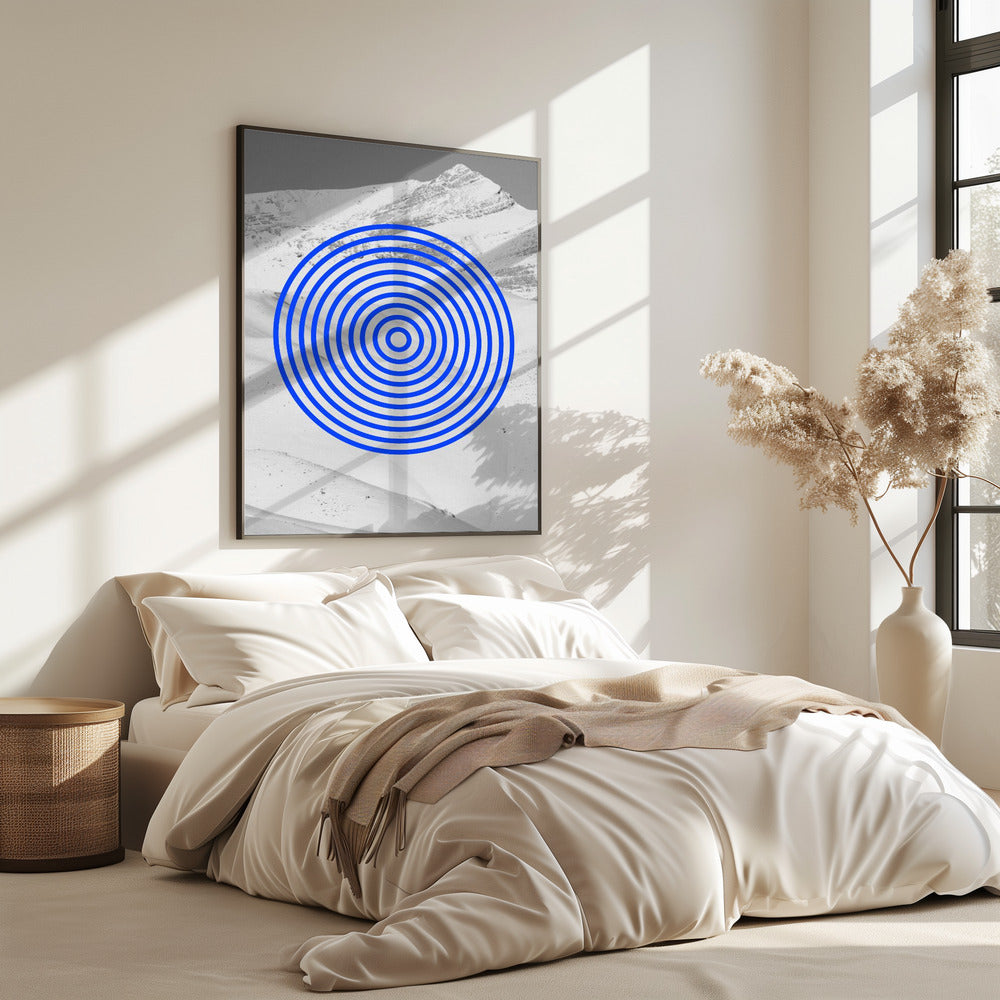 Blauwe Echoes | Poster