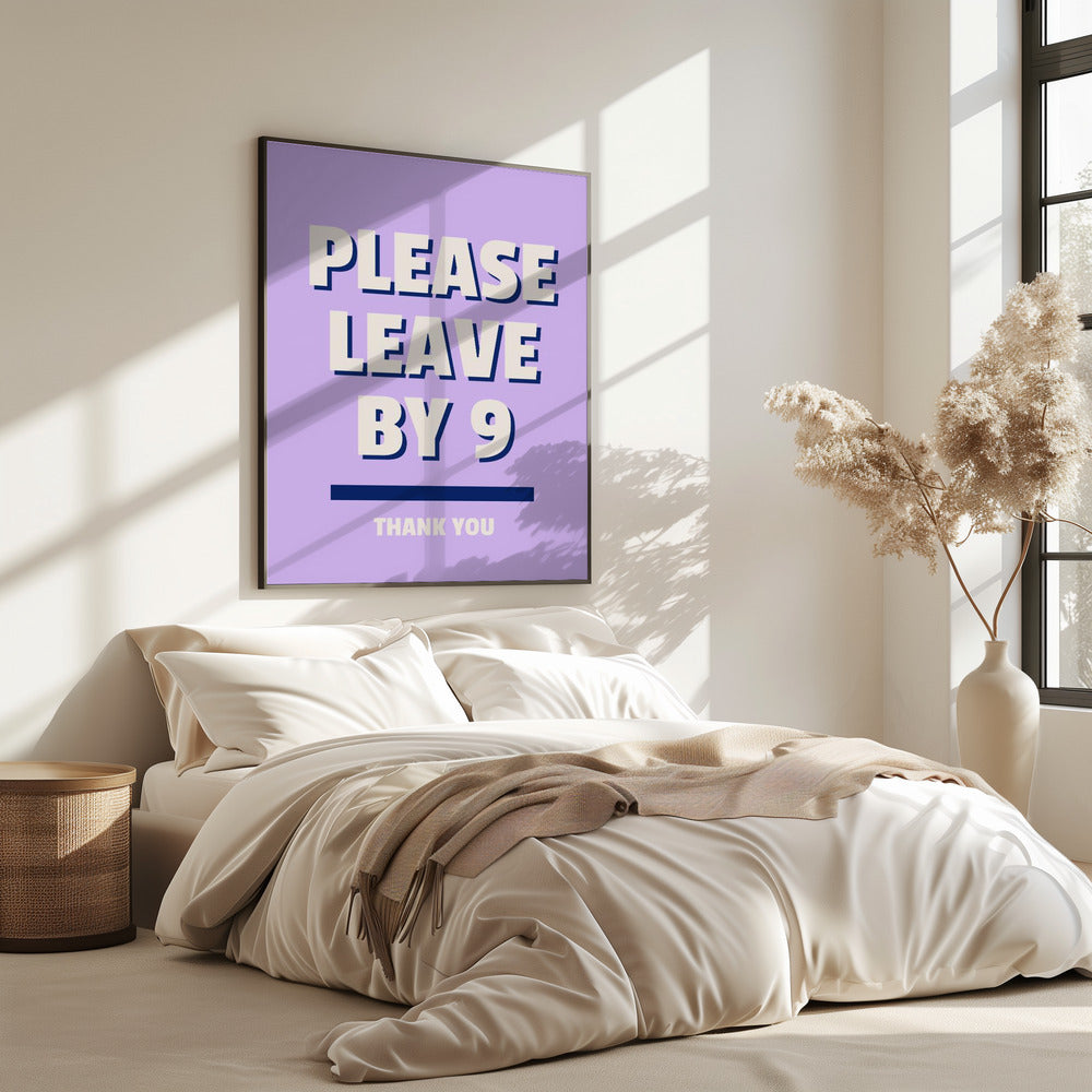 Uit bij Negen | Poster