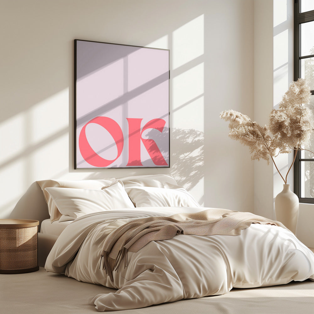 Gedurfd roze | Poster