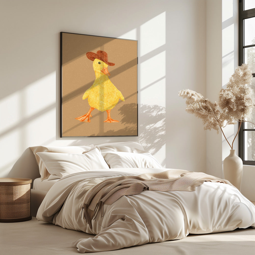 Daphne het Cowgirl Eendje | Poster