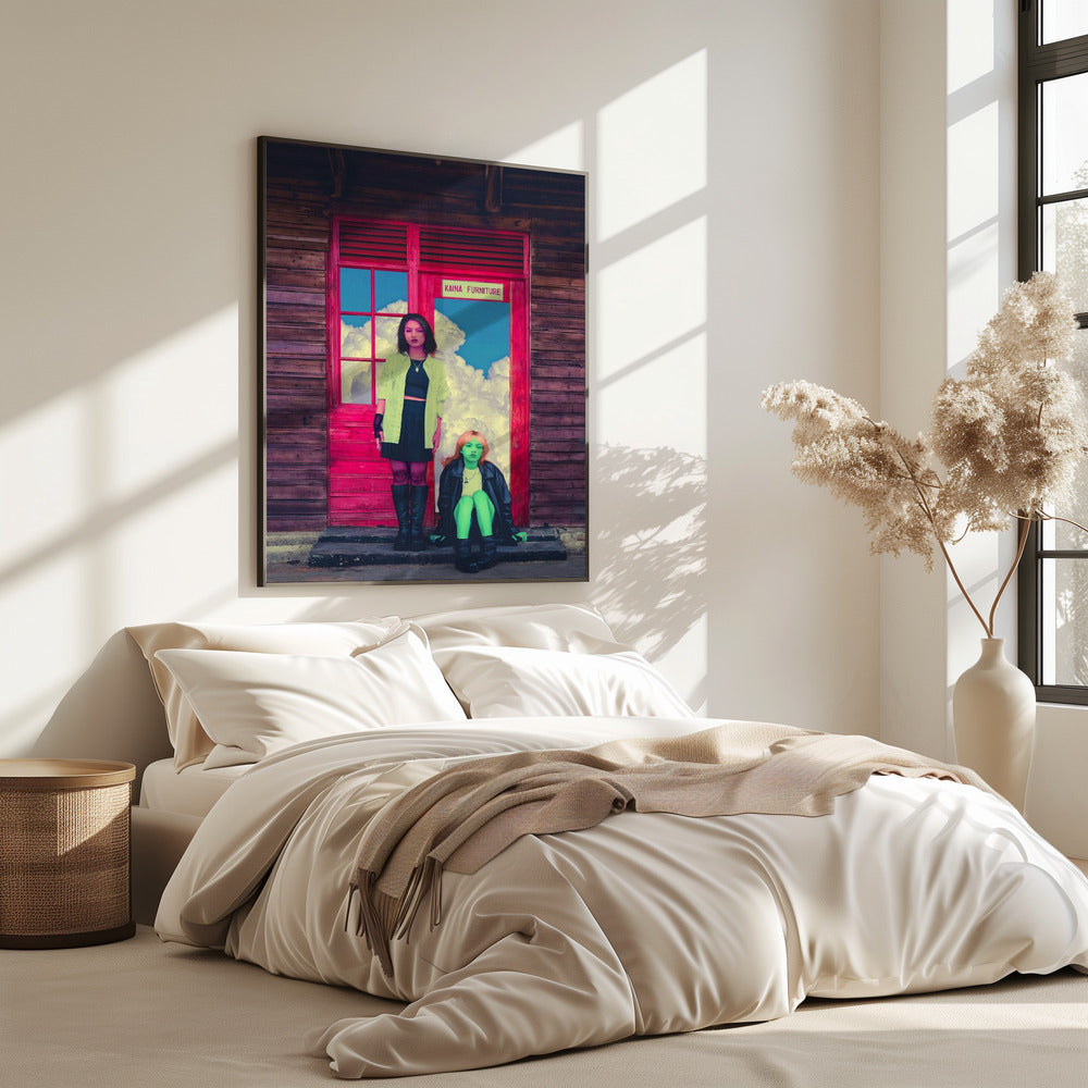 Pink & Green | Poster
