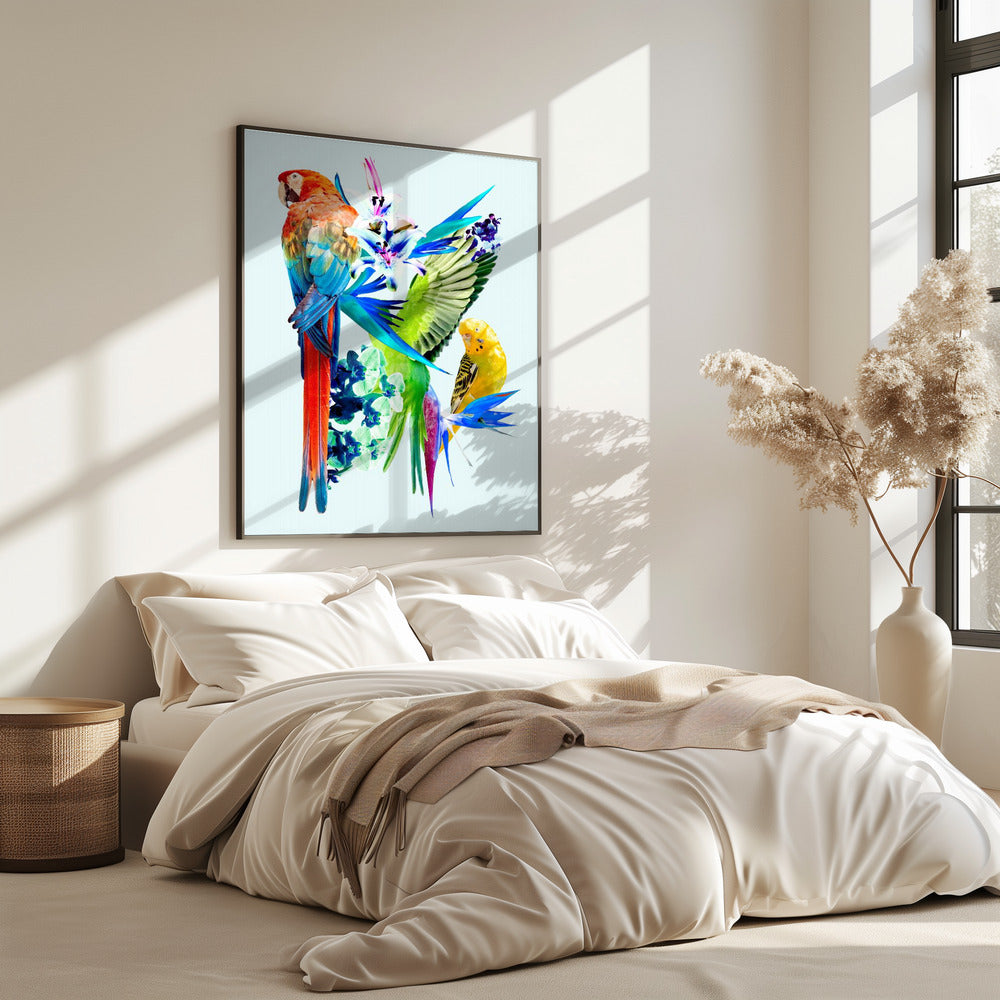 Paradijsvogels I | Poster