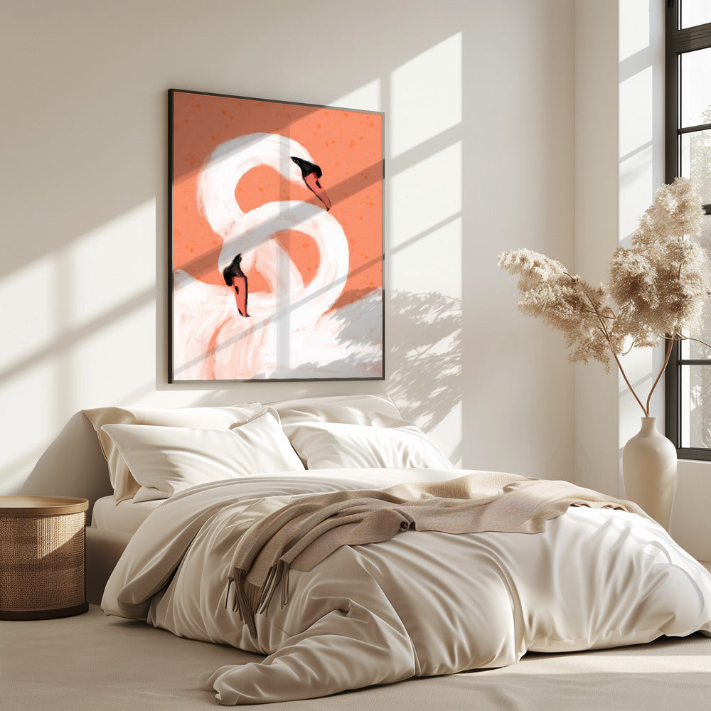 Sierlijke zwanen | Poster