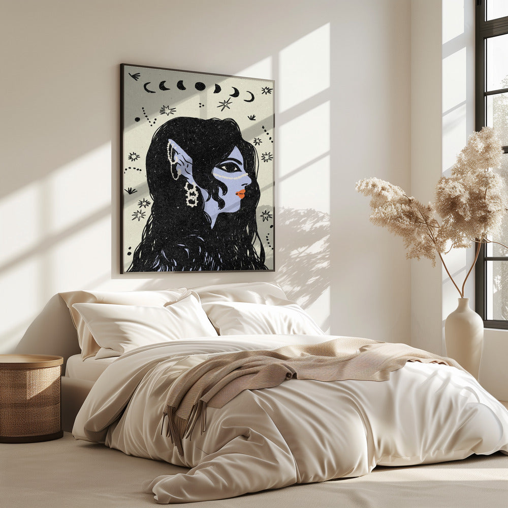 Portret van een zeemeermin | Poster