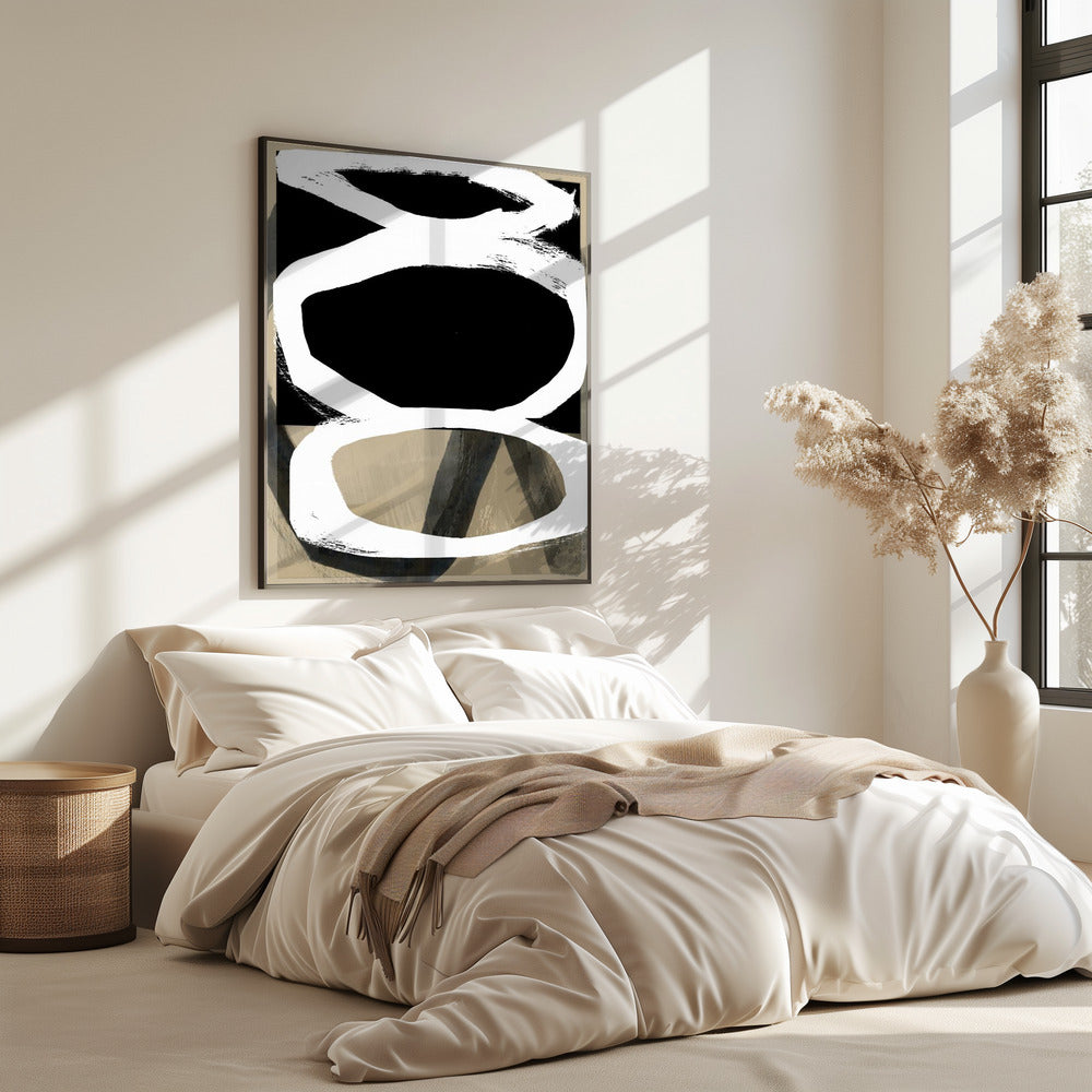 Vet Zwart Op Wit Nr. 4 | Poster