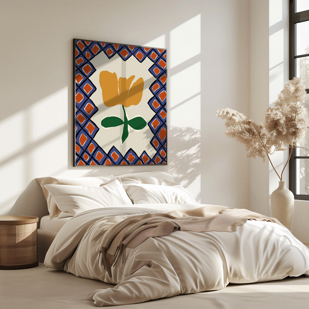 Petal plaid speeltijd II | Poster