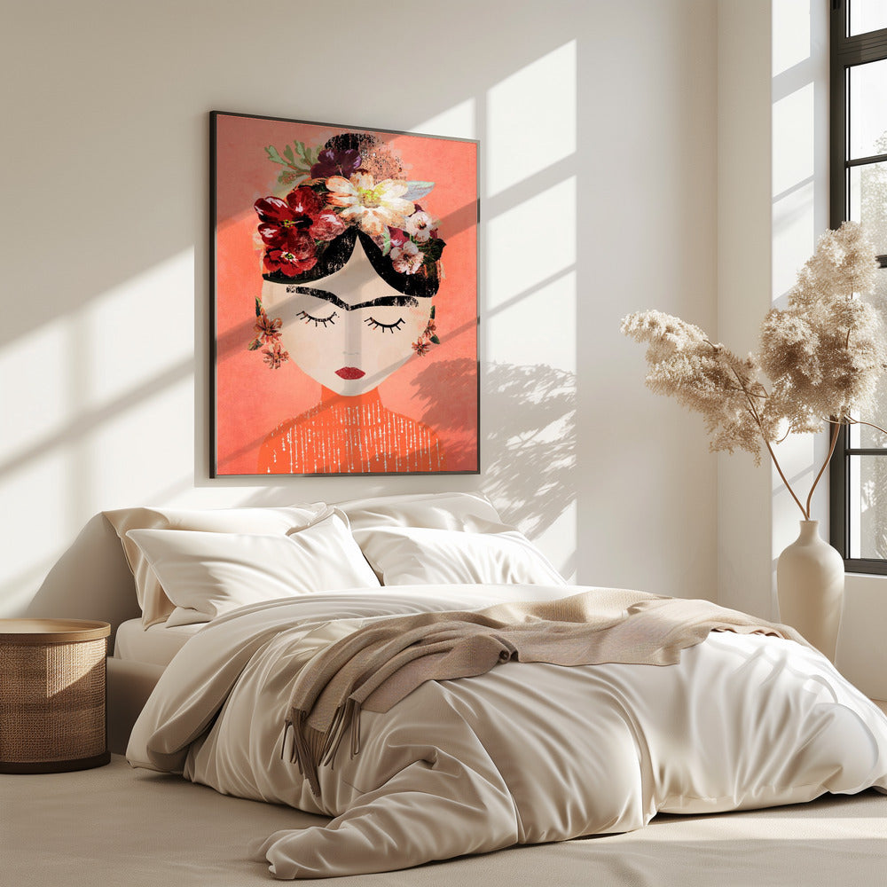 Frida (Perzik) | Poster