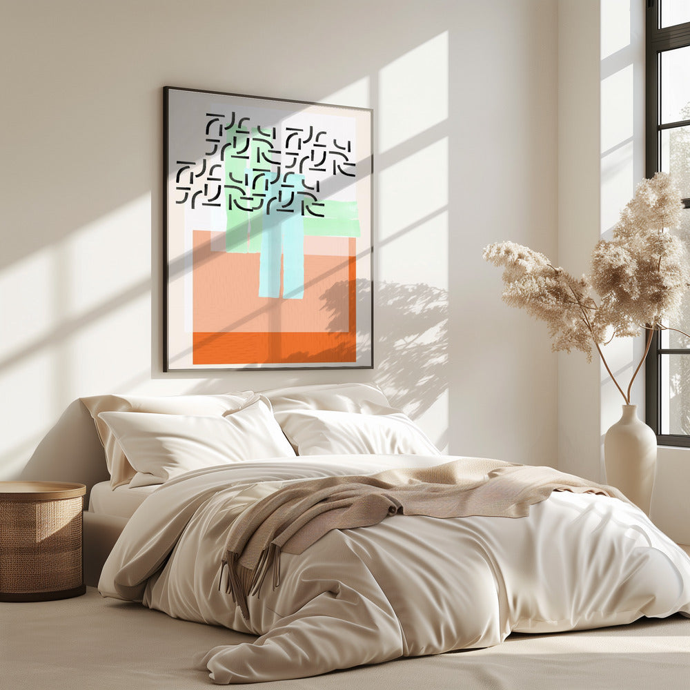 Pastelpatrooncollage 2 | Poster