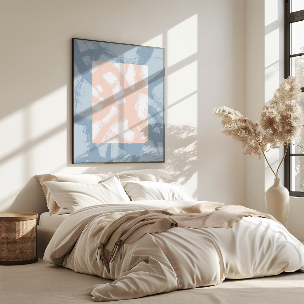 Abstract Brush Strokes 98A | Poster
