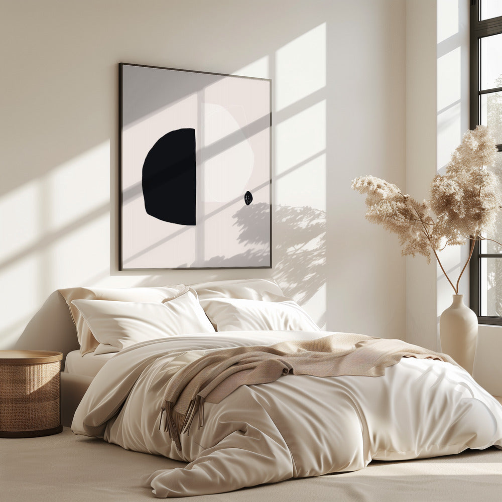 Black And White Geometric Shapes | Poster