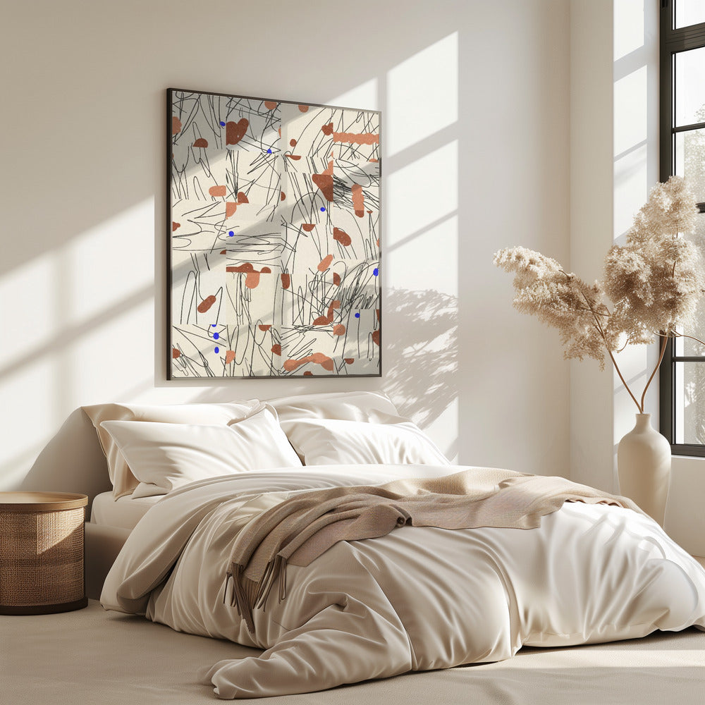 Abstracte compositie 2 | Poster