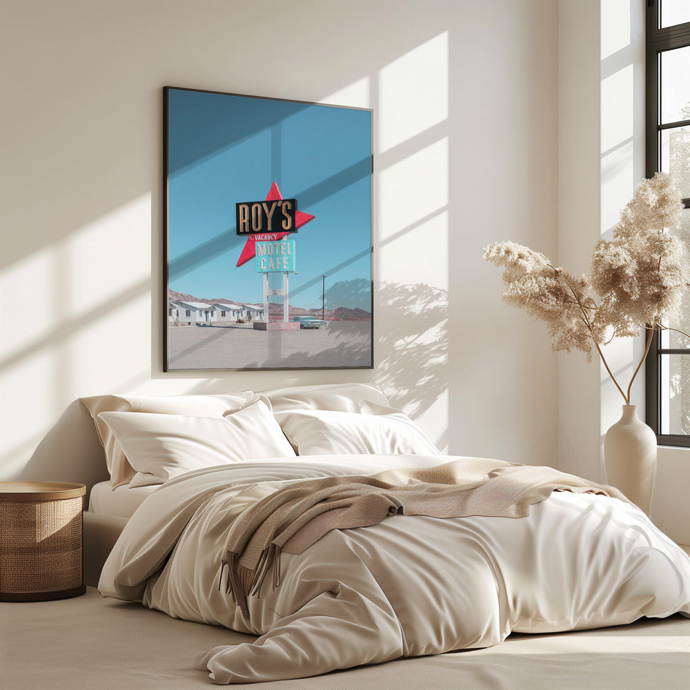 Roy's Motel Cafe Retro-bord | Poster