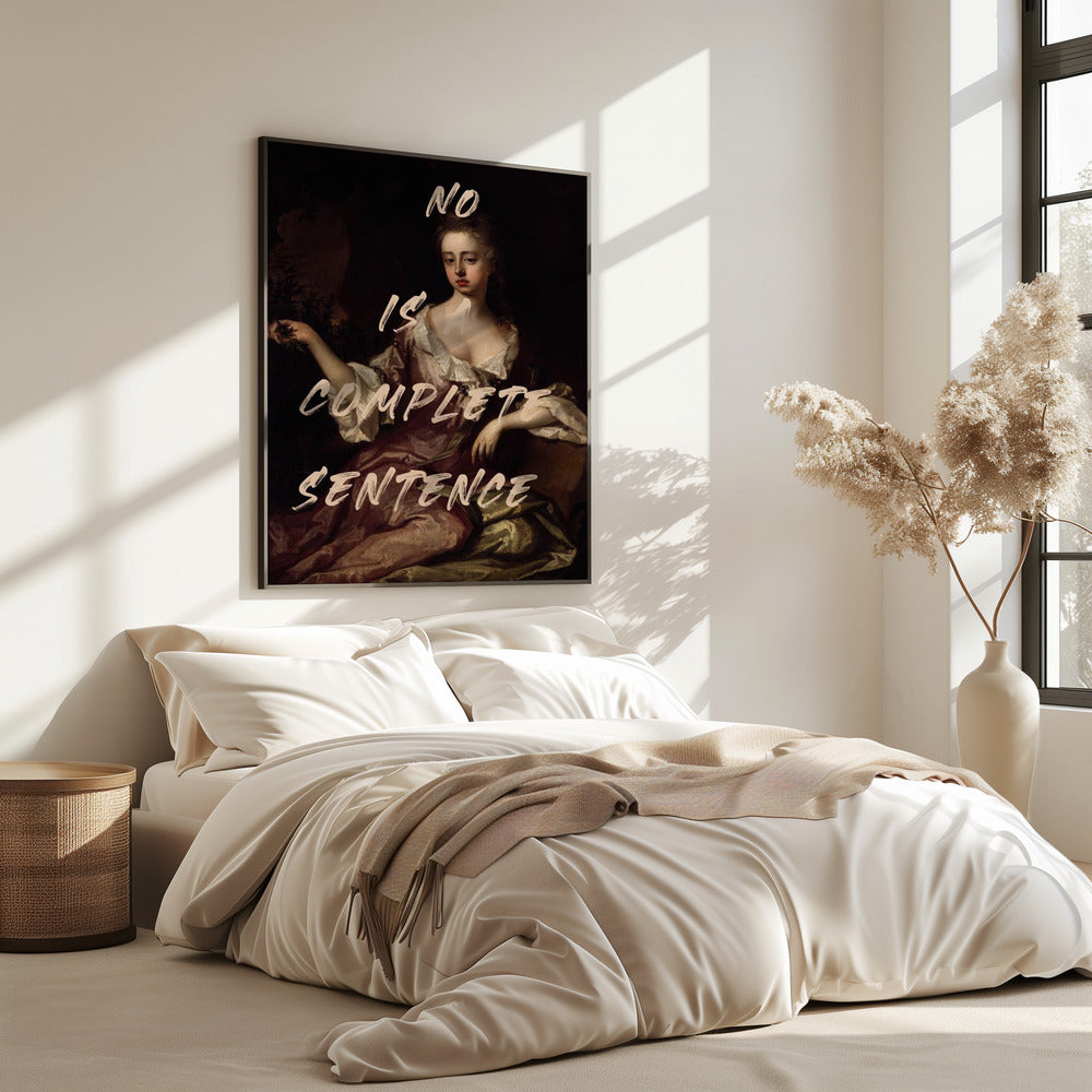 Nee is een complete zin | Poster