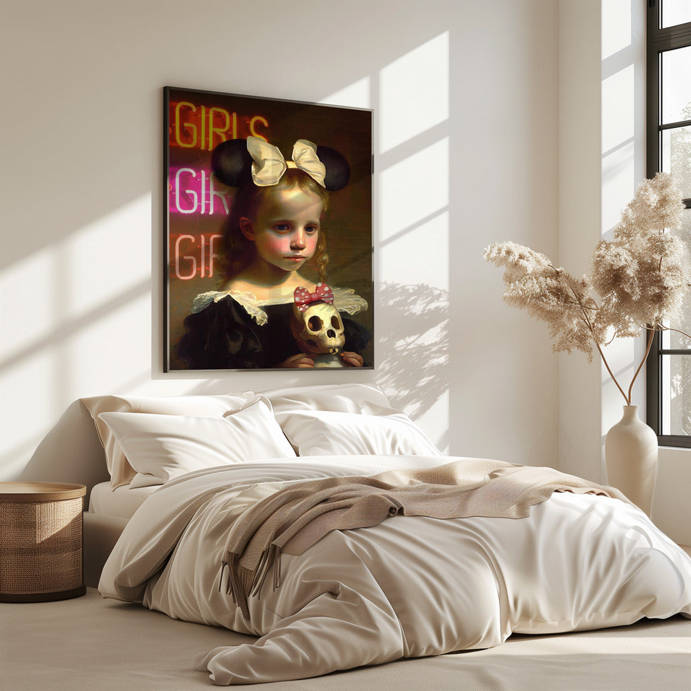 Meisjes willen gewoon plezier hebben | Poster