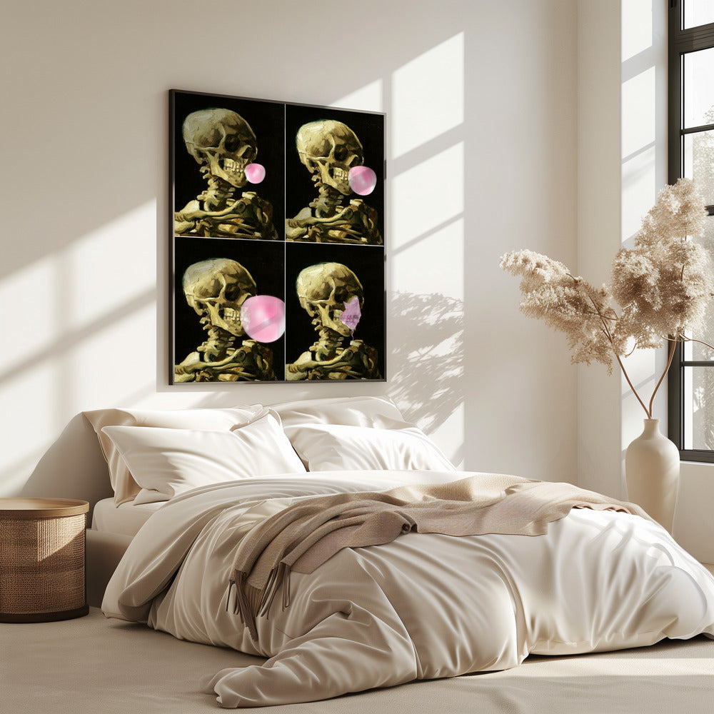 Schedelkauwgom-explosie | Poster