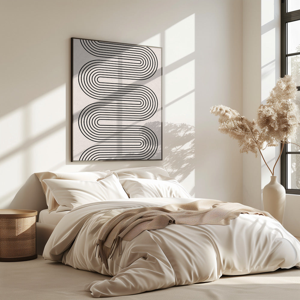 Curved Lines Symphony | Poster