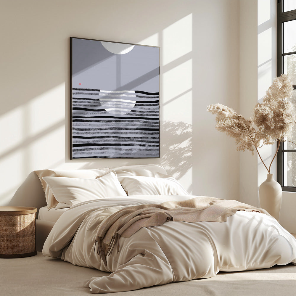 Verborgen Maan nr. 2 | Reflectie | Poster