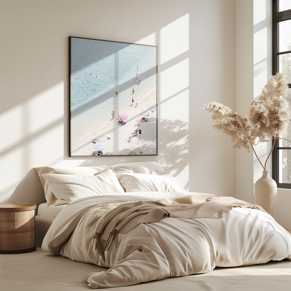 Luchtfoto strand 2 | Poster