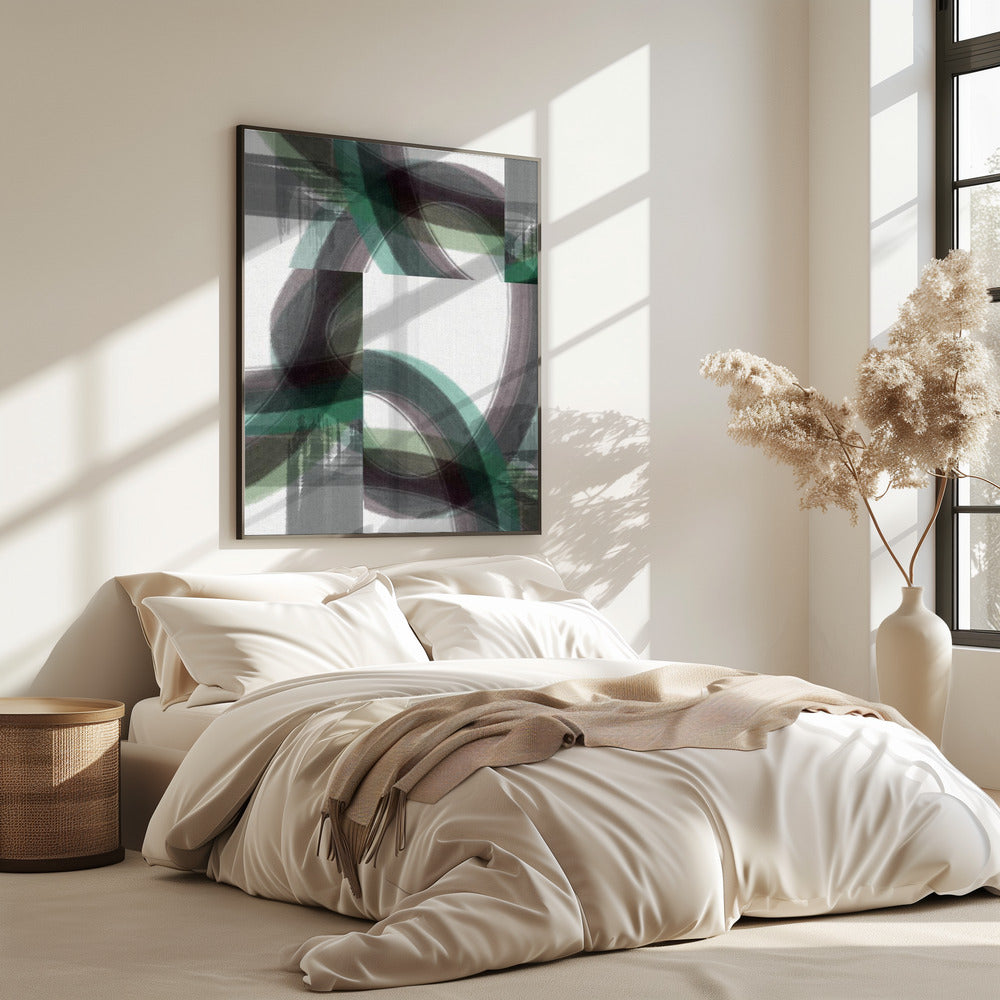 Green Curve 3 | Poster