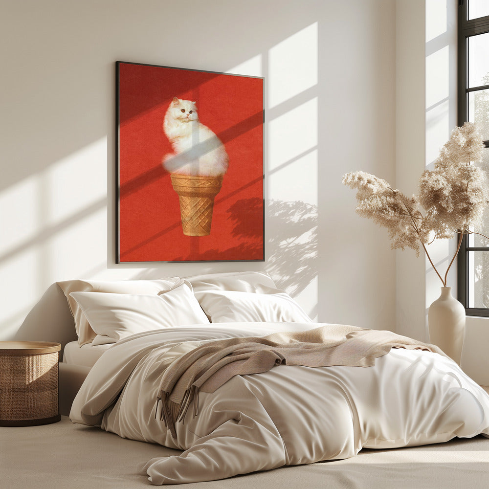 Kattenijs Rood | Poster
