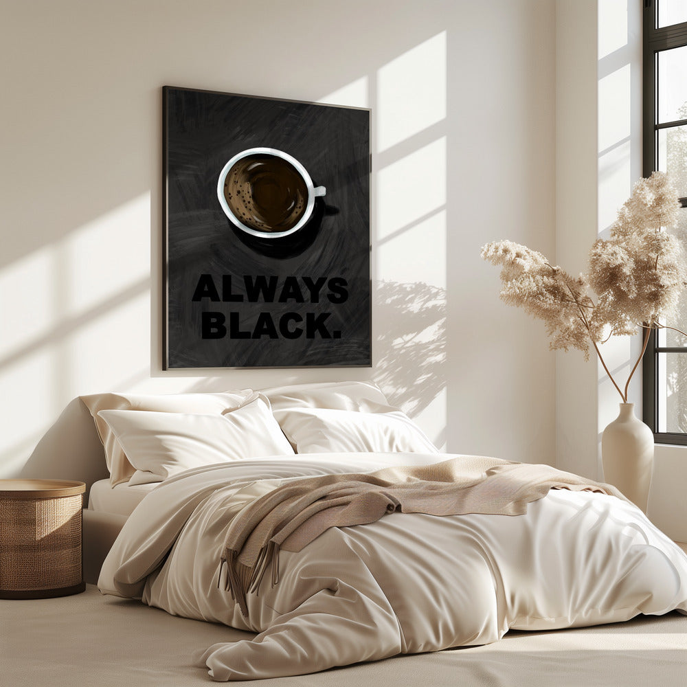 Zwarte koffie | Poster