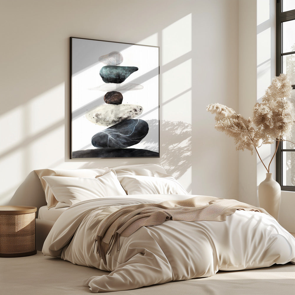 Stenen van het strand | Poster