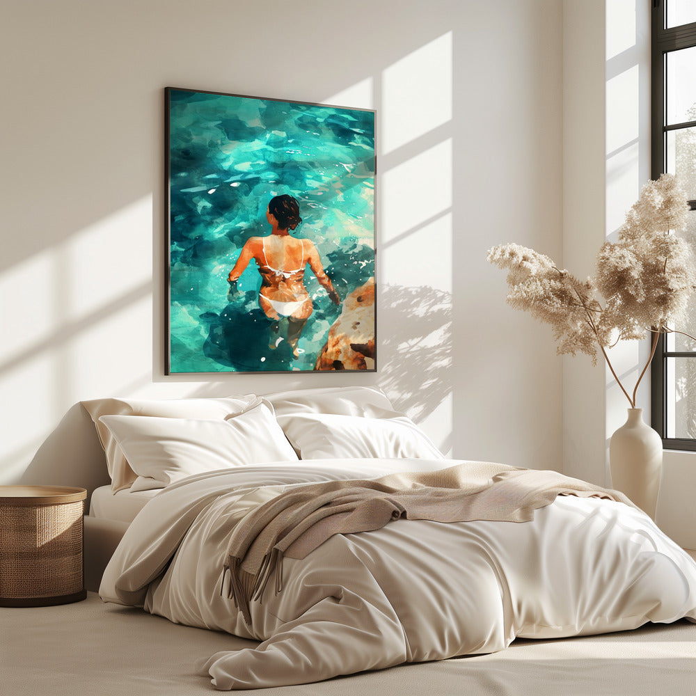 Portret van een vrouw 38 | Poster