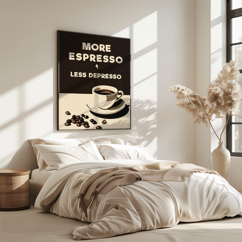 More Espresso - Less Depresso | Poster