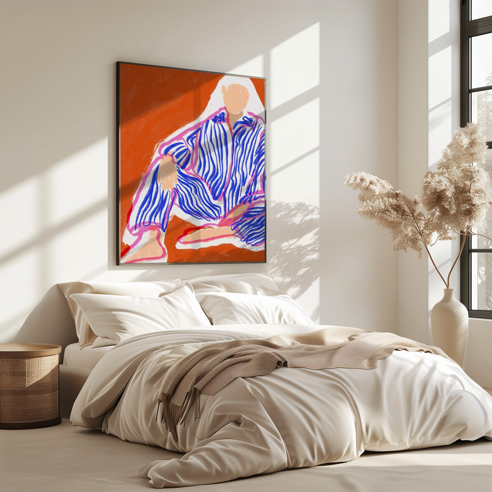 Gestreepte sereniteit | Poster
