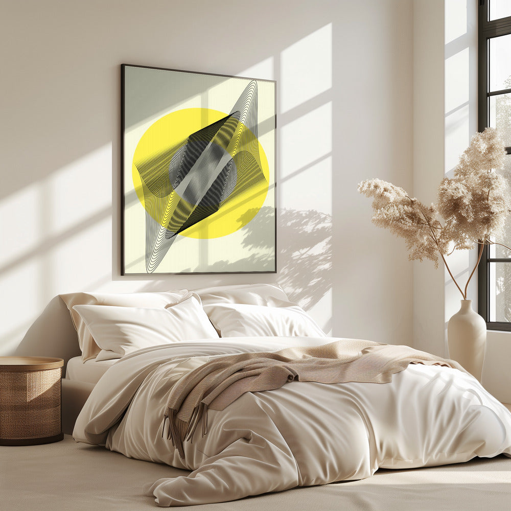 Abstract golvenlandschap | Poster