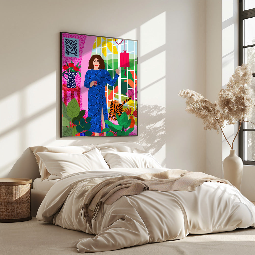 Getting My Early Morning Tea | Poster
