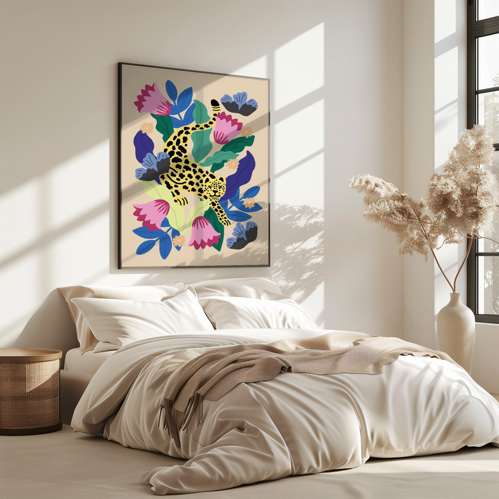 Bloemenluipaard | Poster