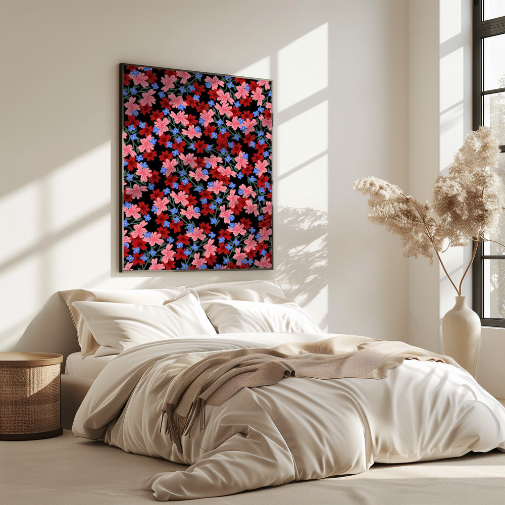 9933x14043 Din 50 Romantische Bloemen | Poster