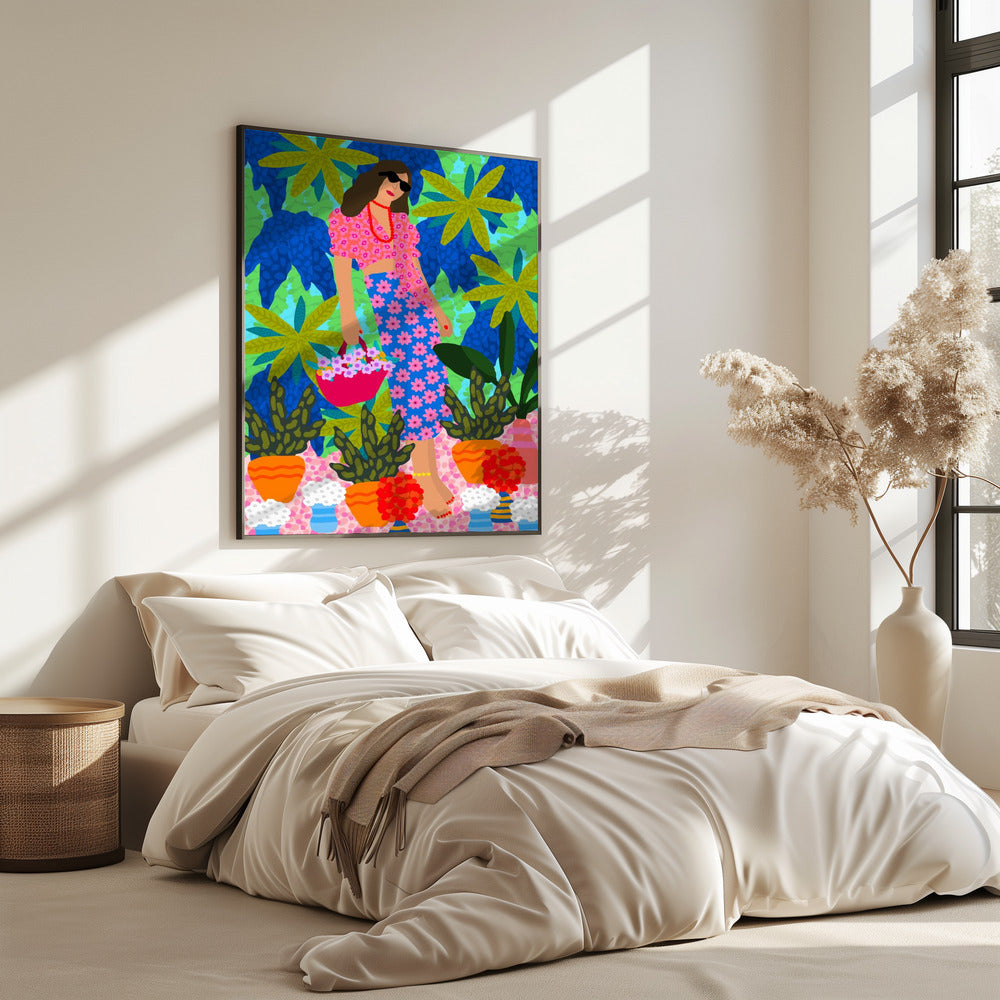 Walking Between Gardens | Poster