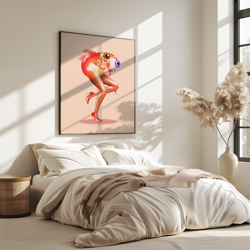 Vis met poten | Poster