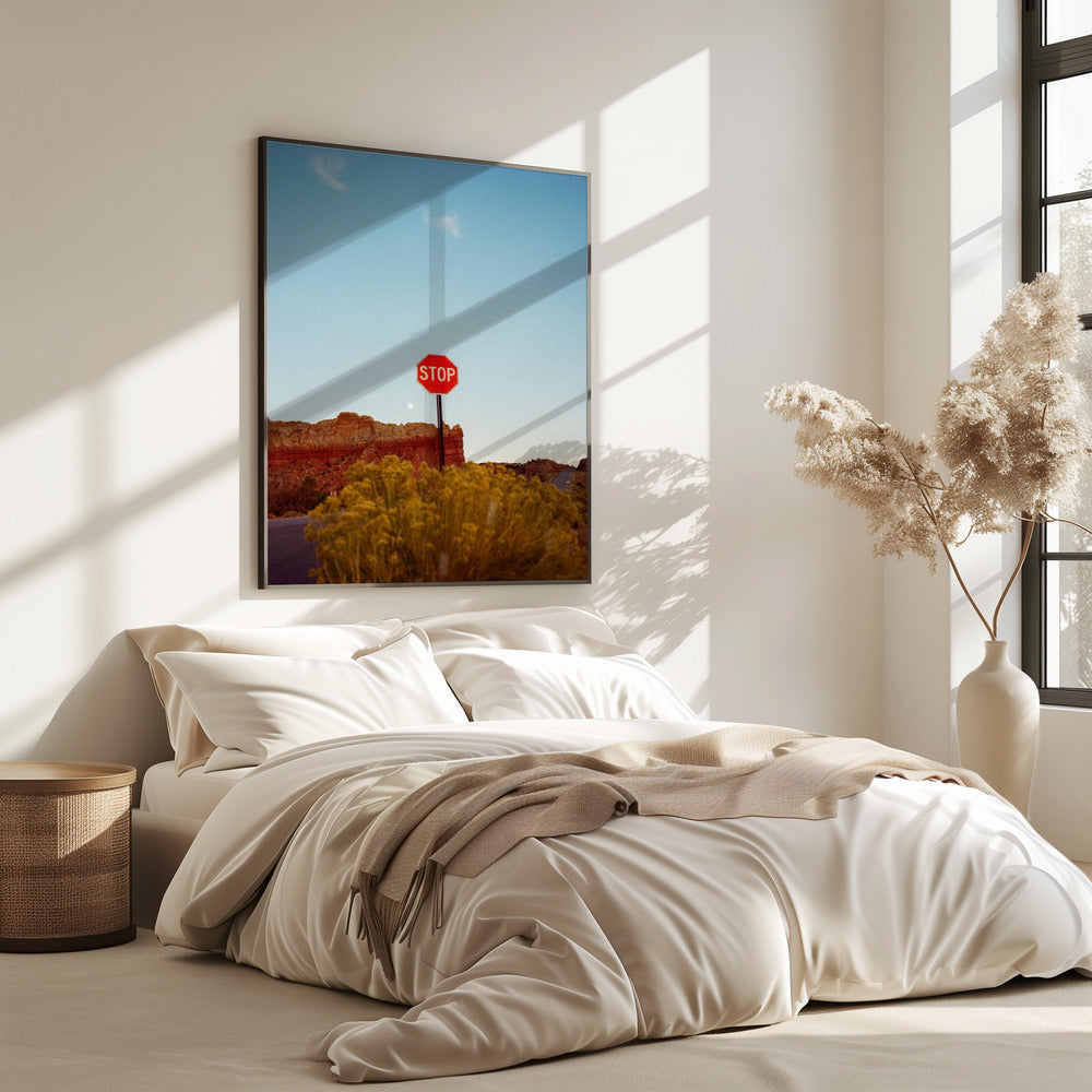 Zonsondergang in Abiquiu | Poster