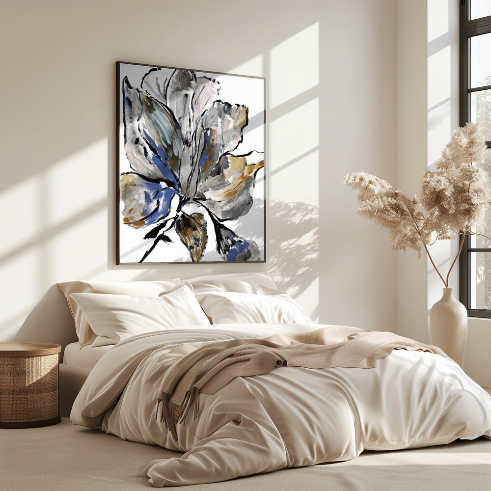 Le Jardin Botanique Blauwe bloem | Poster