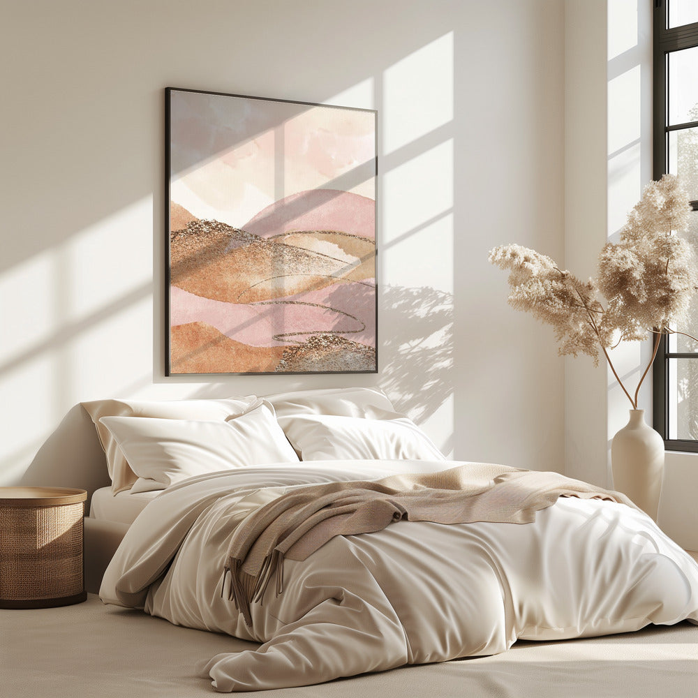 Landscape in pink-2 | Poster
